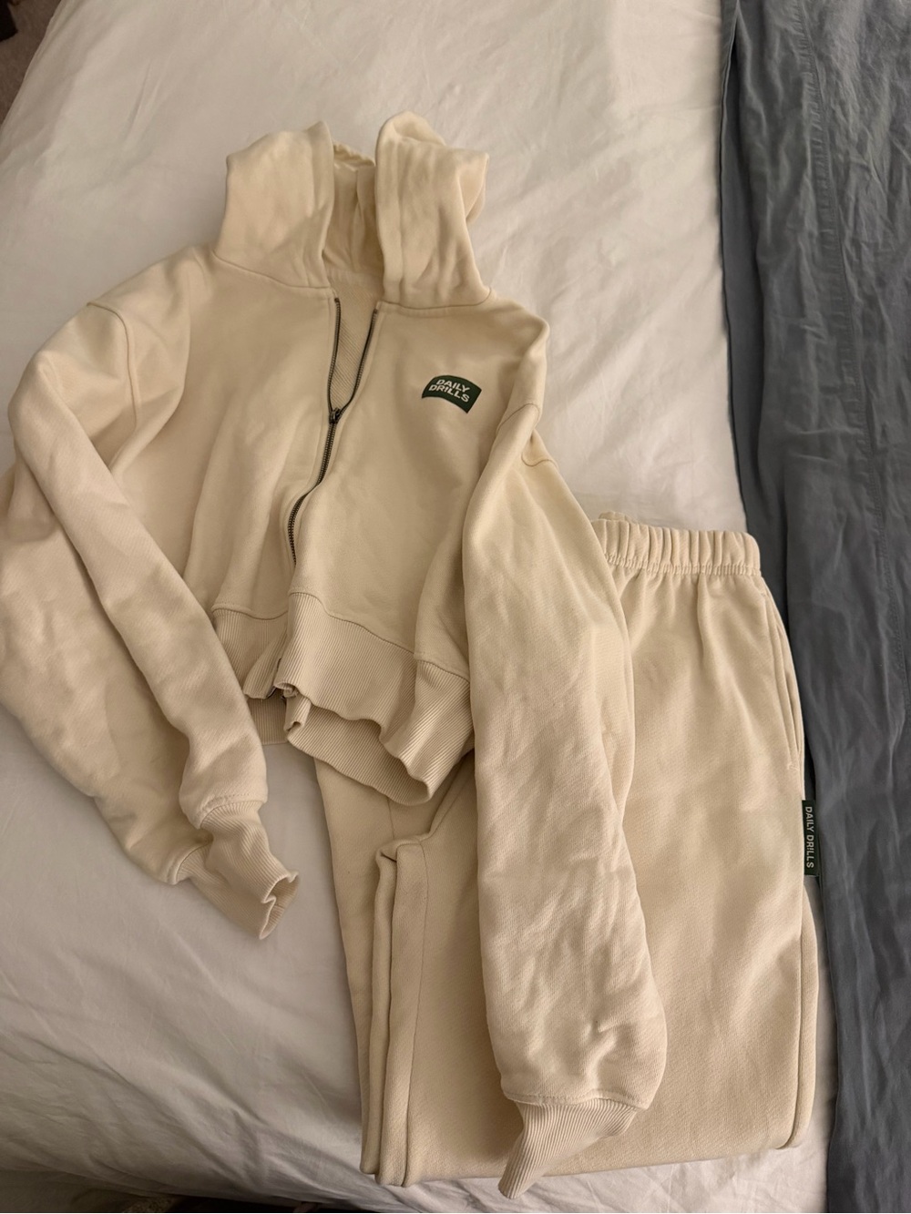 Daily Drills Hoodie and Pants Set in Sand